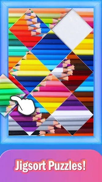 Jigsort Puzzles на Андроид — Все пазлы открыты и без рекламы — скриншот 4