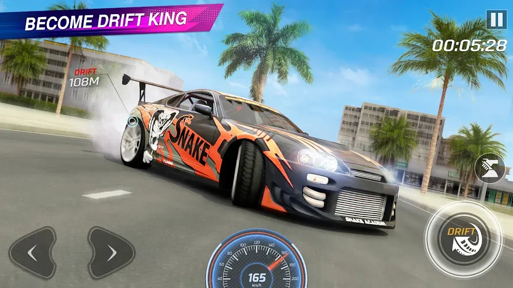 Скачать Extreme Car Driving: Car Drift — Много денег — скриншот 1