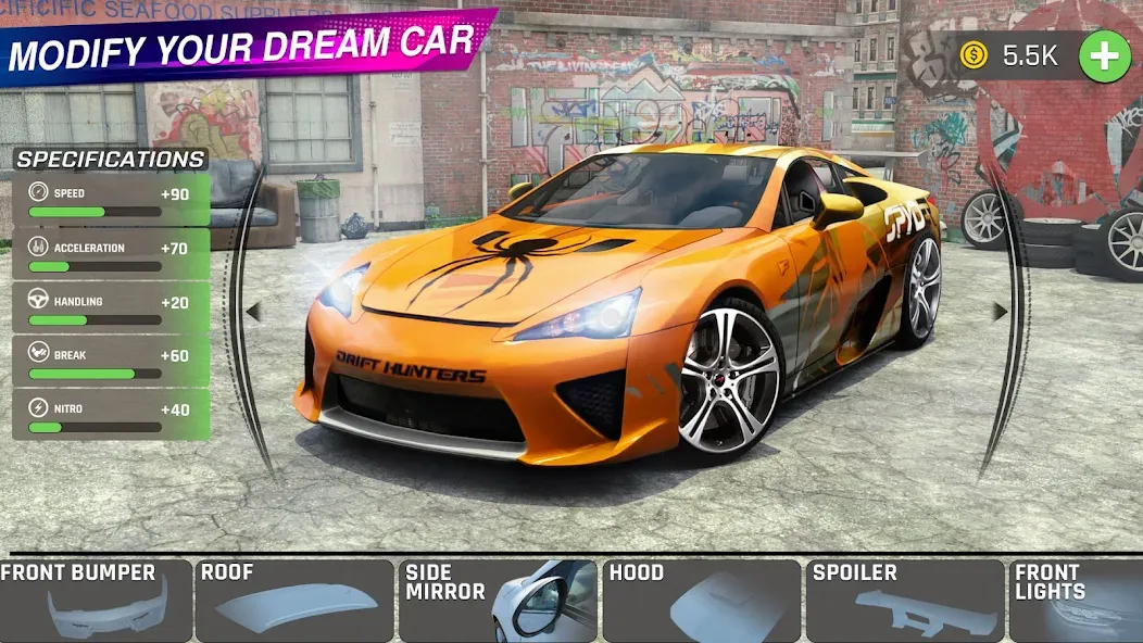 Скачать Extreme Car Driving: Car Drift — Много денег — скриншот 2