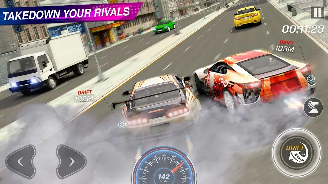 Скачать Extreme Car Driving: Car Drift — Много денег — скриншот 4