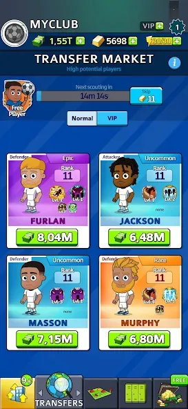 Скачать Idle Soccer Story - Tycoon RPG с модом — Много денег — скриншот 3