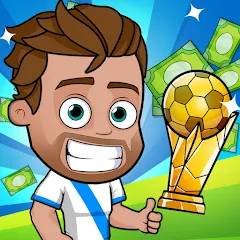 Скачать Idle Soccer Story - Tycoon RPG с модом — Много денег