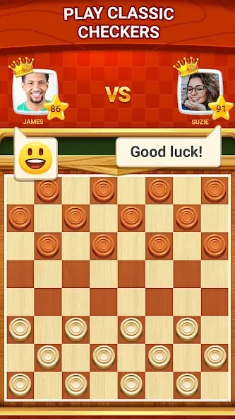 Checkers - Online & Offline — Все премиум темы разблокированы — скриншот 1