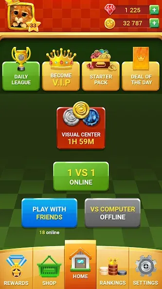 Checkers - Online & Offline — Все премиум темы разблокированы — скриншот 2