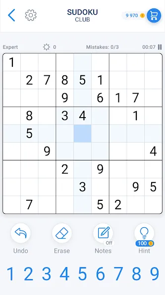 Скачать Sudoku Game - Daily Puzzles (Мод: Все подсказки и премиум разблокированы) на Андроид — скриншот 5
