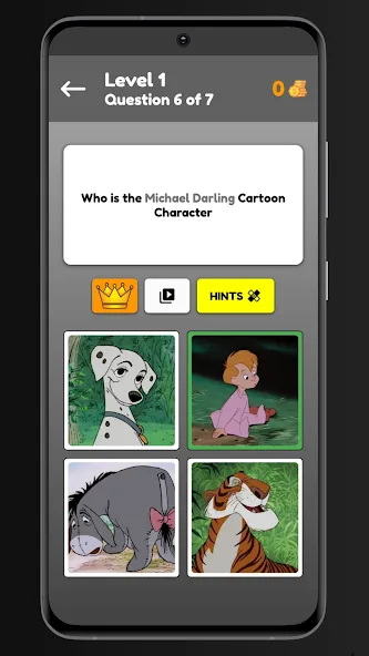 Скачать Guess Cartoon Character Quiz — С открытыми подсказками — скриншот 2
