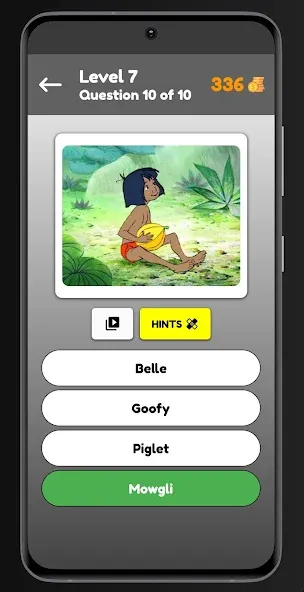 Скачать Guess Cartoon Character Quiz — С открытыми подсказками — скриншот 3