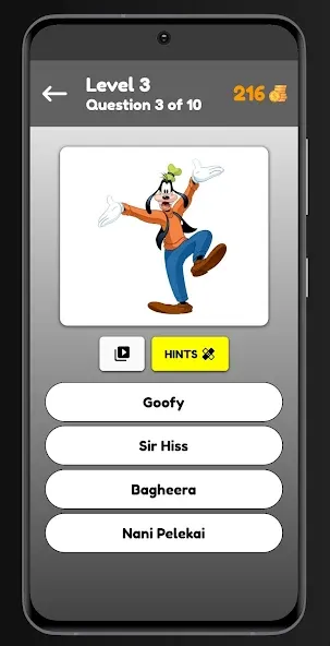 Скачать Guess Cartoon Character Quiz — С открытыми подсказками — скриншот 5