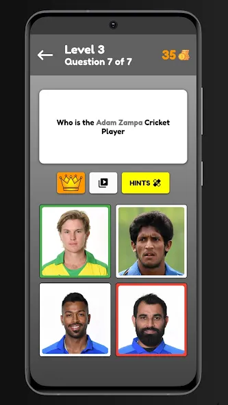 Скачать Cricket Quiz с модом — Все подсказки разблокированы — скриншот 2