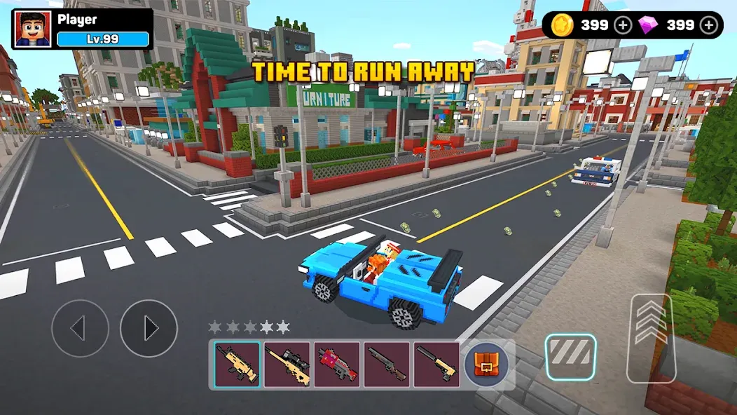 Gang Craft Mafia MOD APK — Много денег — скриншот 4