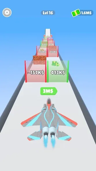 Взломанная Plane Evolution! на Андроид — На много денег — скриншот 1