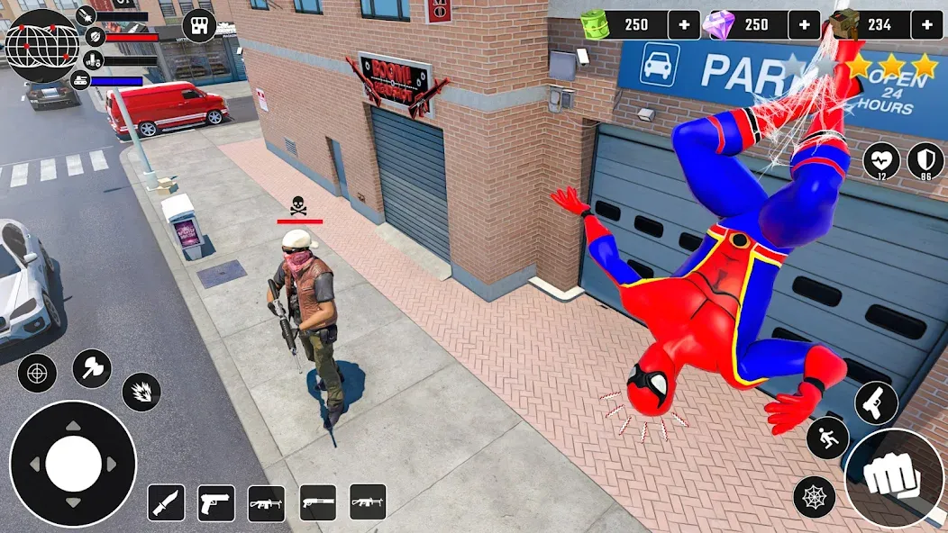 Скачать Miami Superhero: Spider Games с модом — Много денег — скриншот 3