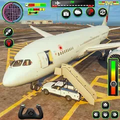 Скачать взломанную Real Flight Sim Airplane Games — Много денег и всё открыто