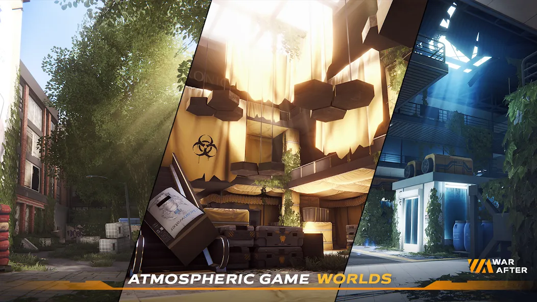 War After: PvP Shooter MOD APK — Много денег и патроны — скриншот 2