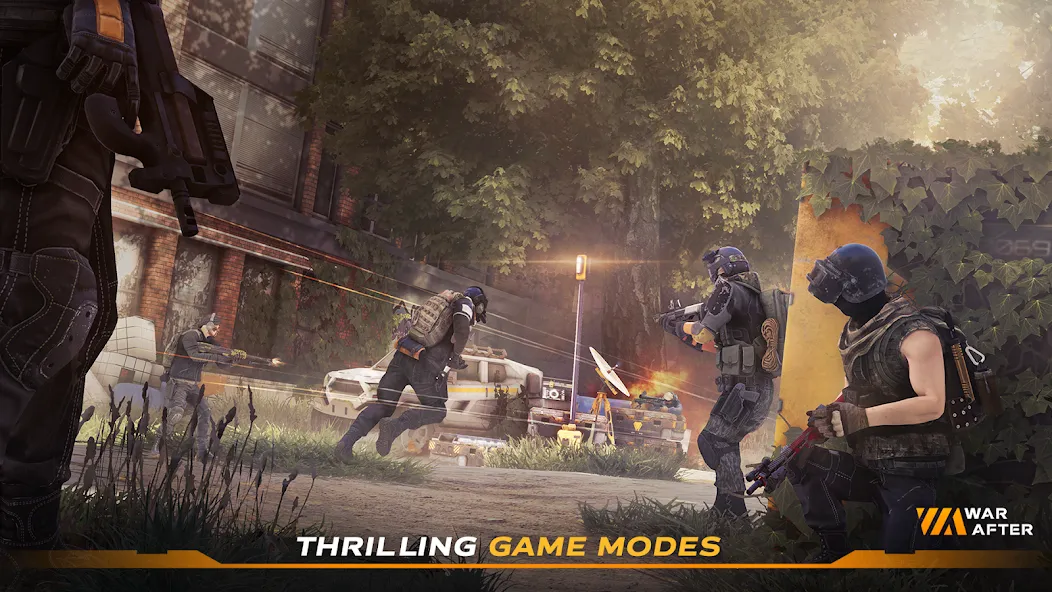 War After: PvP Shooter MOD APK — Много денег и патроны — скриншот 4