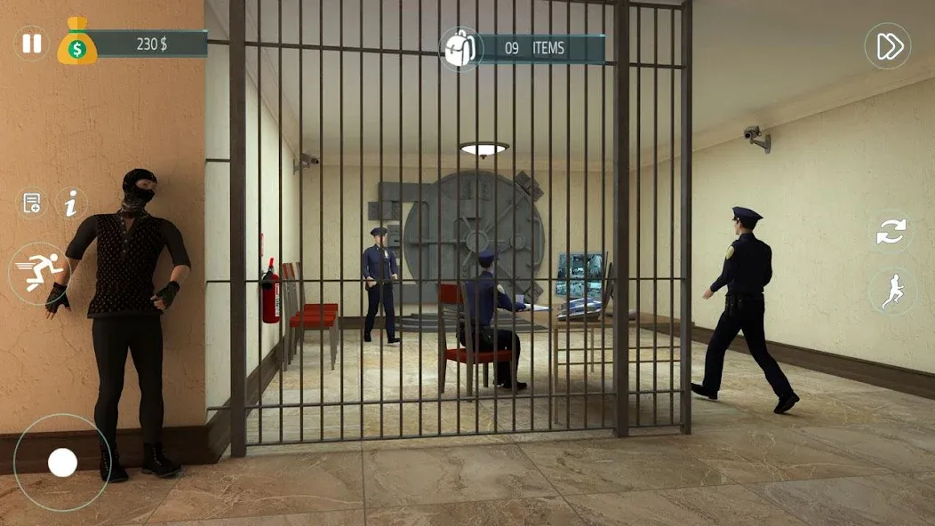 Sneak Thief Simulator: Robbery MOD — Много денег на Андроид — скриншот 3