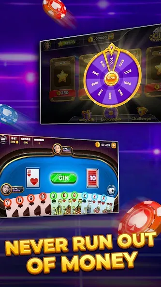 Скачать Gin Rummy - Card Game на Андроид — Без рекламы — скриншот 4