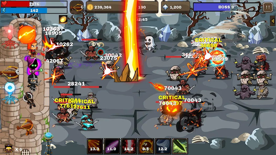 Скачать Final Castle Defence:Idle RPG на телефон — Много денег — скриншот 1