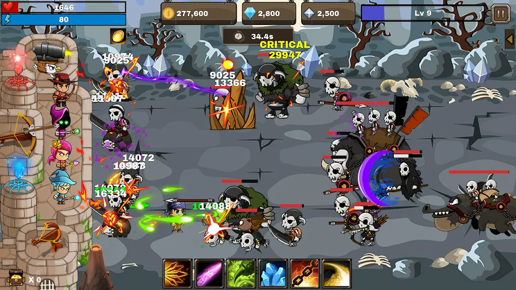 Скачать Final Castle Defence:Idle RPG на телефон — Много денег — скриншот 5
