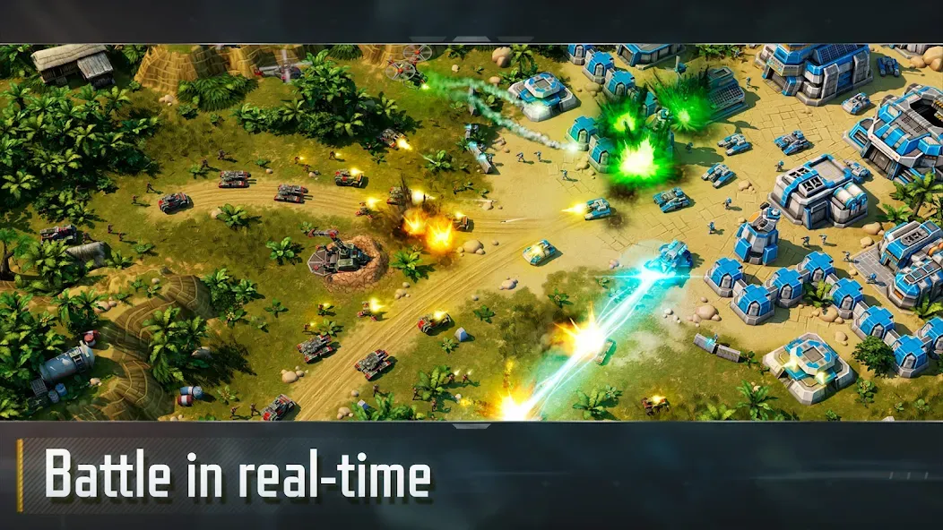 Скачать взлом Art of War 3:RTS strategy game на Андроид — Много денег — скриншот 2 Скачать взлом Art of War 3:RTS strategy game на Андроид — Много денег — скриншот 2