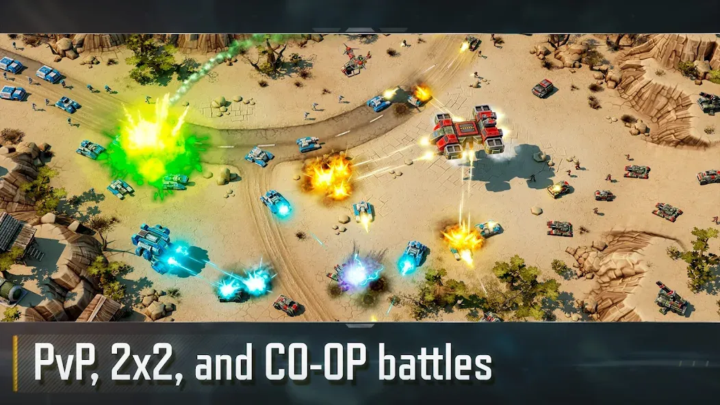 Скачать взлом Art of War 3:RTS strategy game на Андроид — Много денег — скриншот 4 Скачать взлом Art of War 3:RTS strategy game на Андроид — Много денег — скриншот 4