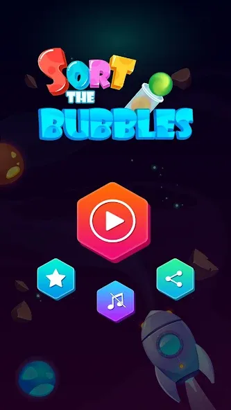 Ball Sort - Bubble Sort Puzzle — Мод: Все уровни разблокированы — скриншот 1 Ball Sort - Bubble Sort Puzzle — Мод: Все уровни разблокированы — скриншот 1
