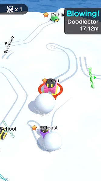 Взломанная Snowball.io на Андроид — Много денег — скриншот 3