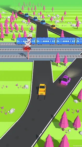 Traffic Run!: Driving Game (Мод Много денег и без рекламы) — скриншот 1
