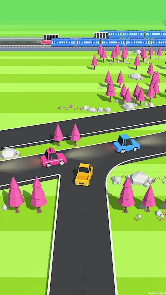 Traffic Run!: Driving Game (Мод Много денег и без рекламы) — скриншот 5