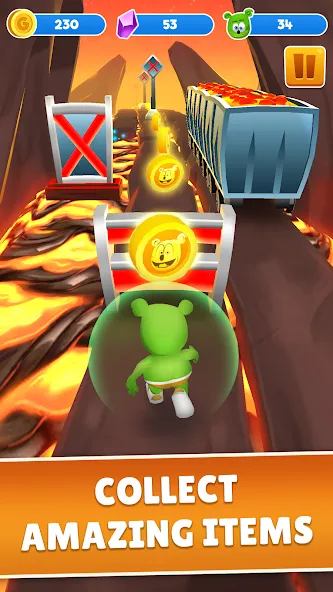 Скачать Gummy Bear Run: Running Games MOD APK — Много денег — скриншот 4 Скачать Gummy Bear Run: Running Games MOD APK — Много денег — скриншот 4