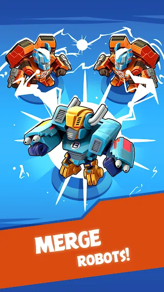 Merge Plane Robots Idle Empire — Много денег — скриншот 5