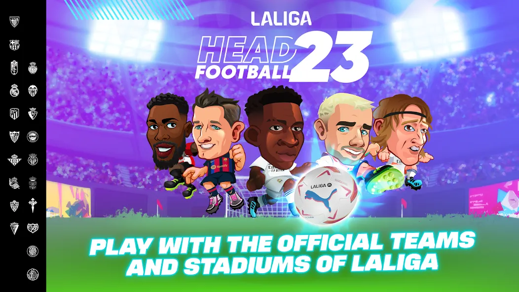 LALIGA Head Football 23 SOCCER — Взломанная версия (Много денег) — скриншот 1