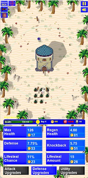Скачать Lone Tower Roguelike Defense — Много денег и кристаллов — скриншот 5