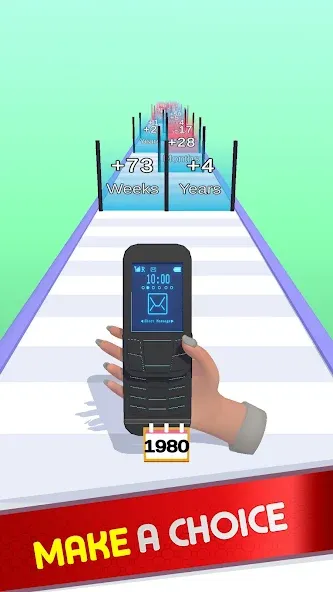Взломанная Phone Runner Evolution Race 3D на Андроид — Много денег — скриншот 2