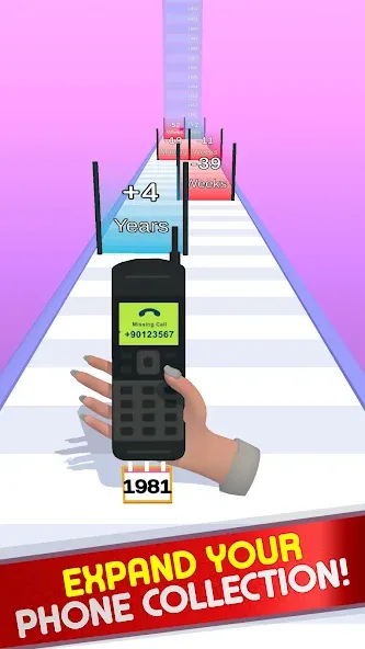 Взломанная Phone Runner Evolution Race 3D на Андроид — Много денег — скриншот 3