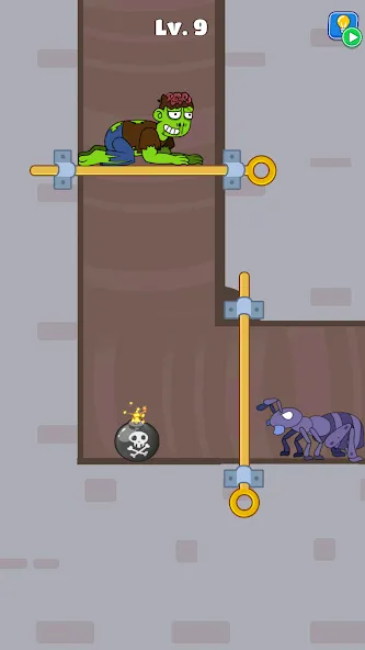 Prison Escape: Pin Puzzle (Мод Много денег) — скриншот 4