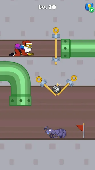 Prison Escape: Pin Puzzle (Мод Много денег) — скриншот 5