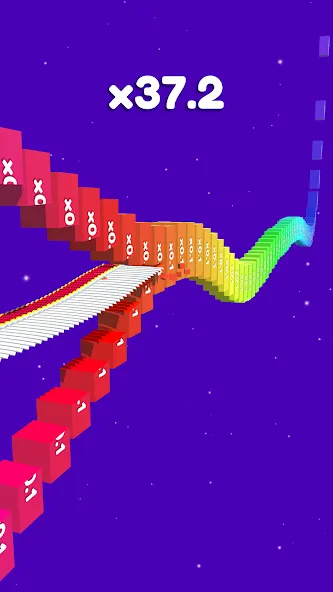 Flying Cut (Мод Много денег) — скриншот 4
