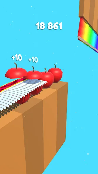 Flying Cut (Мод Много денег) — скриншот 5