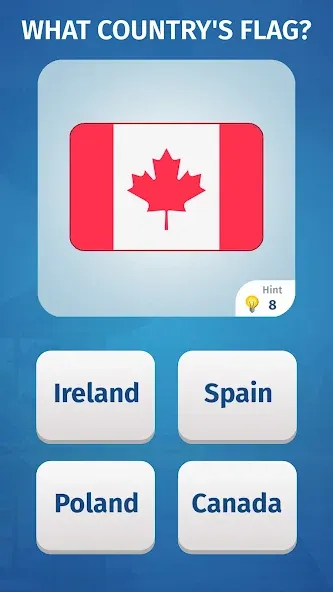 World Quiz: Geography games — Открыты подсказки — скриншот 1