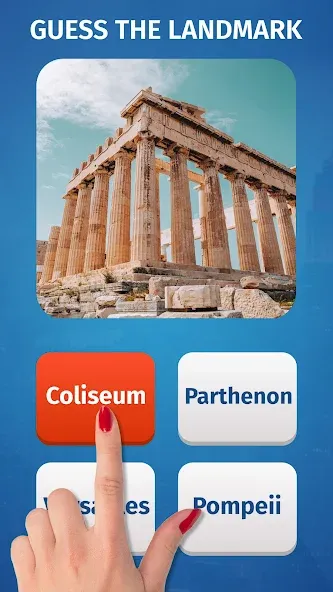 World Quiz: Geography games — Открыты подсказки — скриншот 3