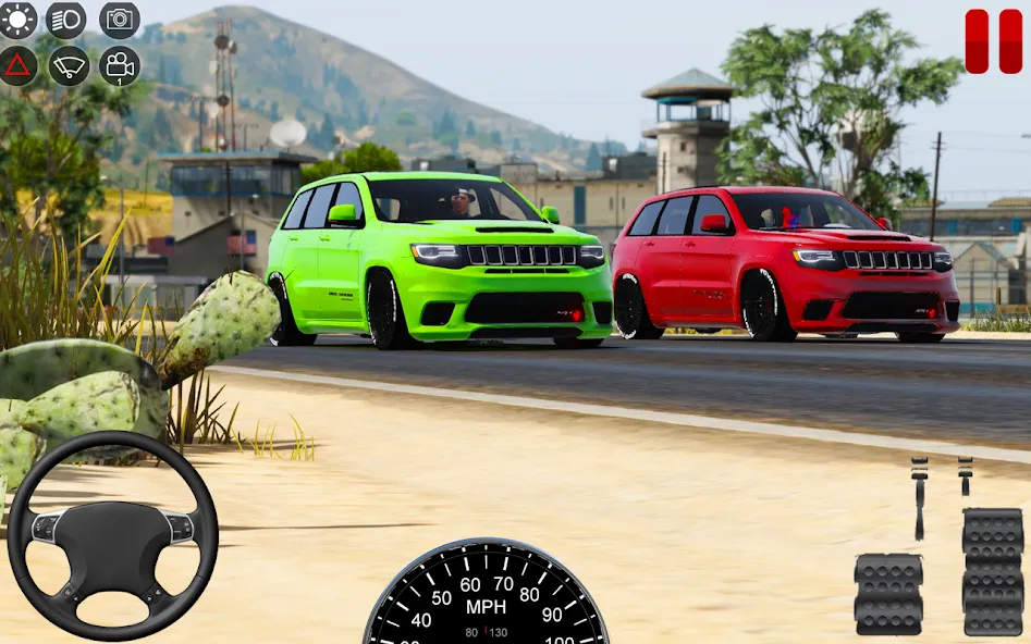 US Prado Car Games Simulator на Андроид — Мод Много денег — скриншот 2 US Prado Car Games Simulator на Андроид — Мод Много денег — скриншот 2