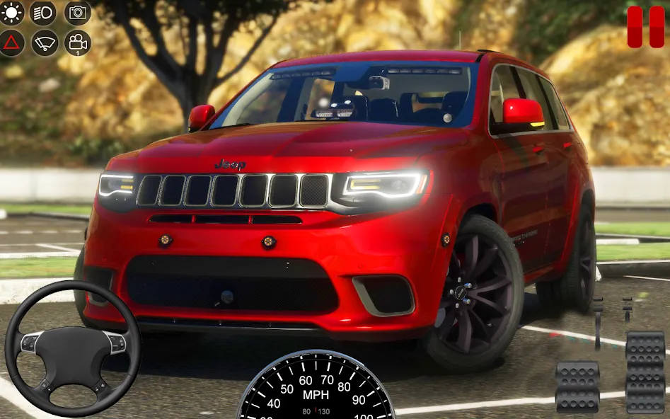 US Prado Car Games Simulator на Андроид — Мод Много денег — скриншот 3 US Prado Car Games Simulator на Андроид — Мод Много денег — скриншот 3