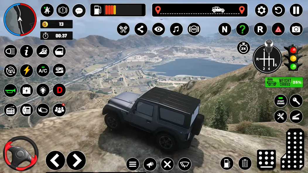 Offroad Jeep Driving & Parking (Мод Много денег) — скриншот 3