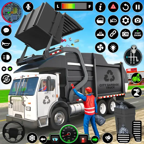 Truck Driving Games Truck Game MOD APK — Много денег и всё открыто — скриншот 1