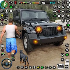 Скачать Jeep Driving Simulator offRoad с модом — Много денег и все машины открыты