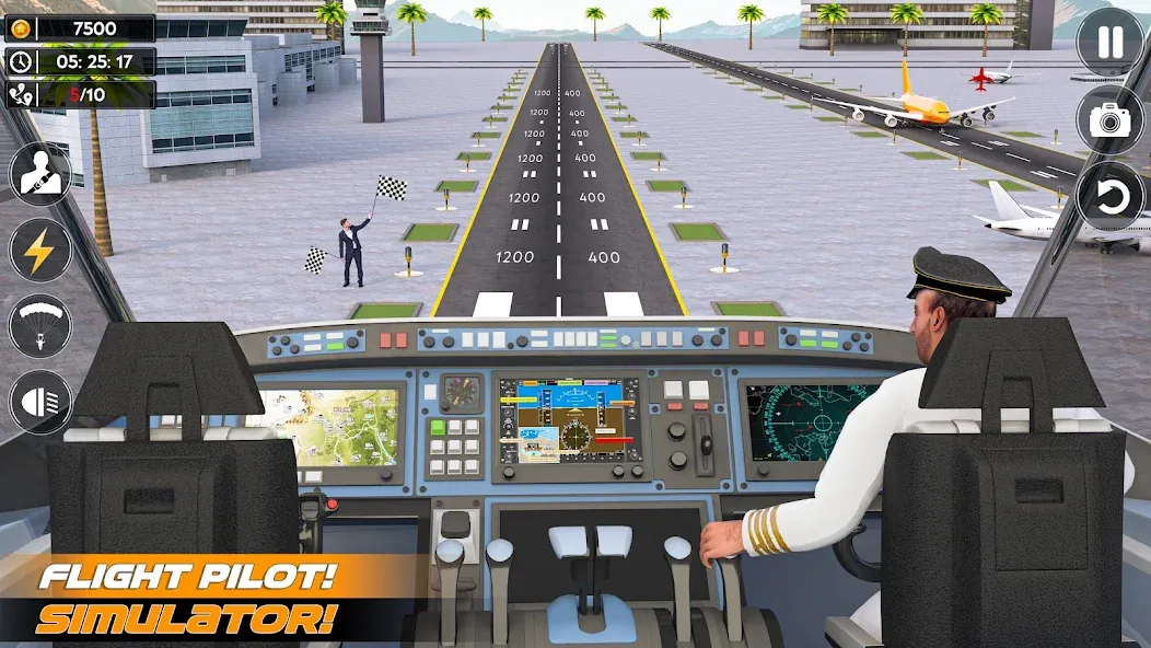 Скачать Airplane Flight Simulator 2023 на Андроид — Много денег и разблокировано всё — скриншот 2