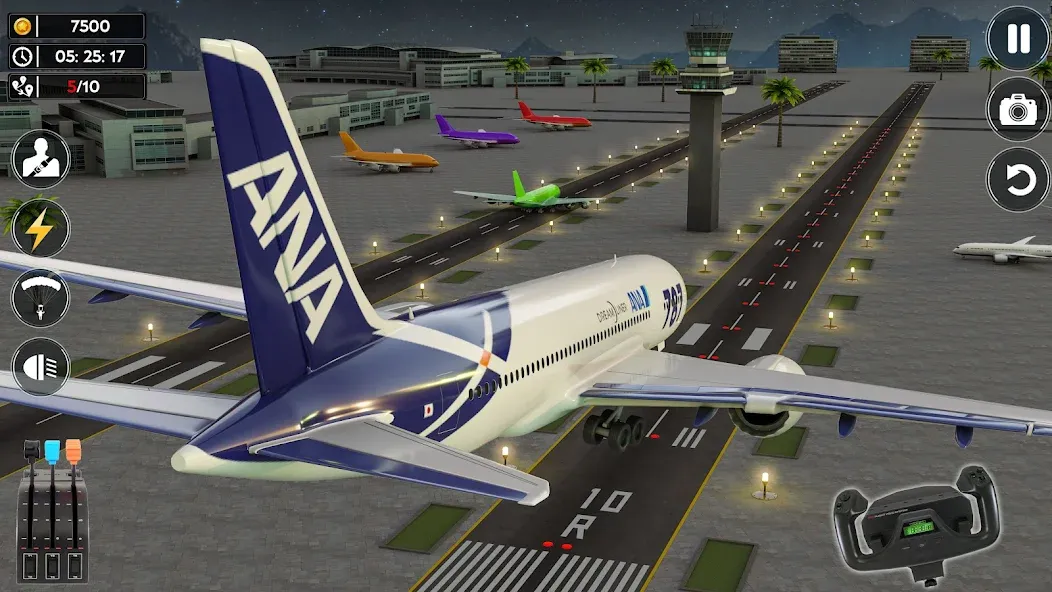 Скачать Airplane Flight Simulator 2023 на Андроид — Много денег и разблокировано всё — скриншот 3