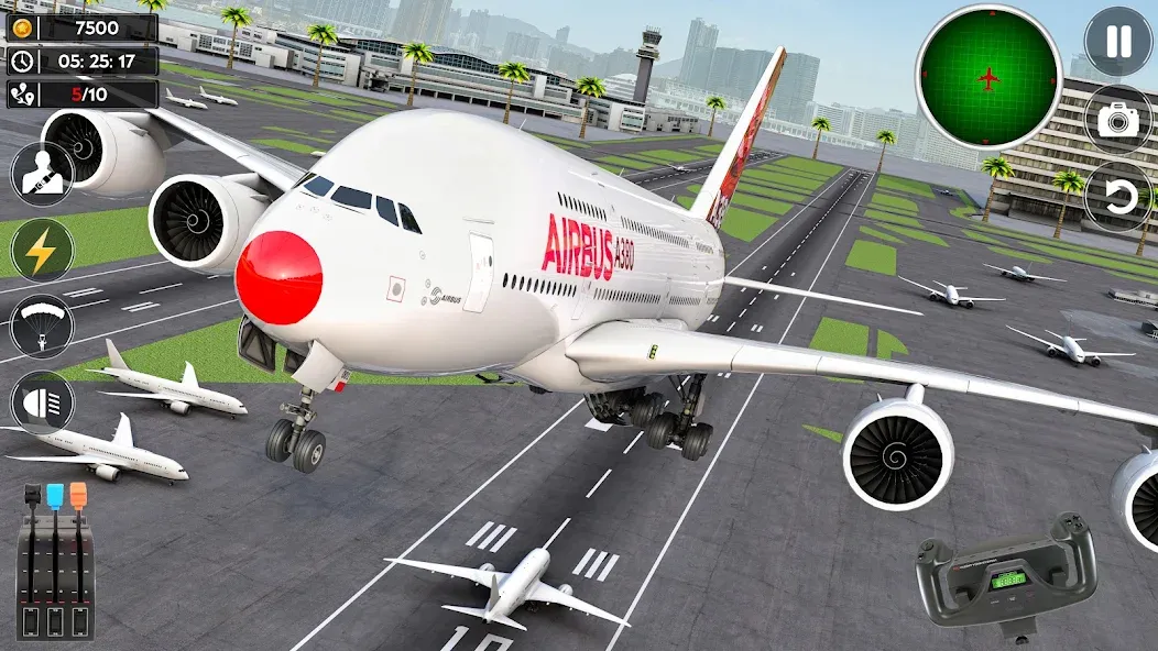 Скачать Airplane Flight Simulator 2023 на Андроид — Много денег и разблокировано всё — скриншот 5