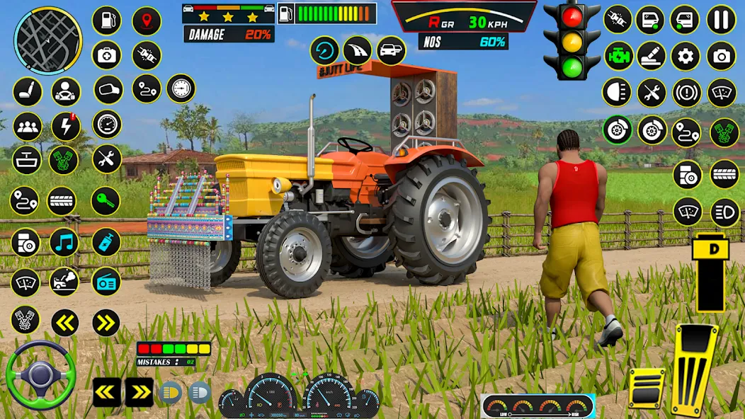 Farming Tractor Game Simulator MOD APK на Android — Много денег — скриншот 2